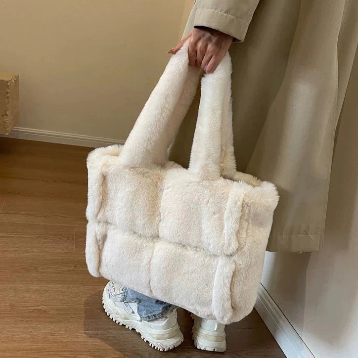 Arden Faux Fur Plush Bag