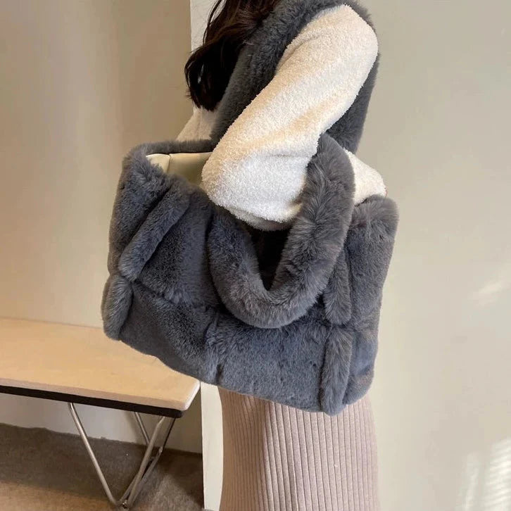 Arden Faux Fur Plush Bag