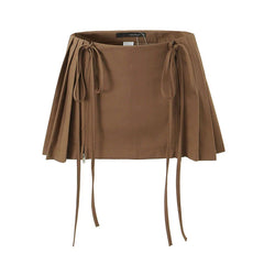 Arilyn Pleated Mini Skirt