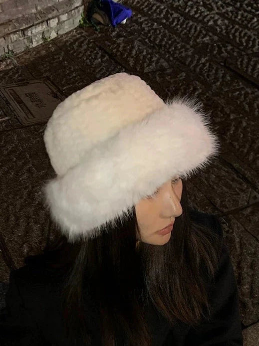 Bryer Faux Fur Bucket Hat