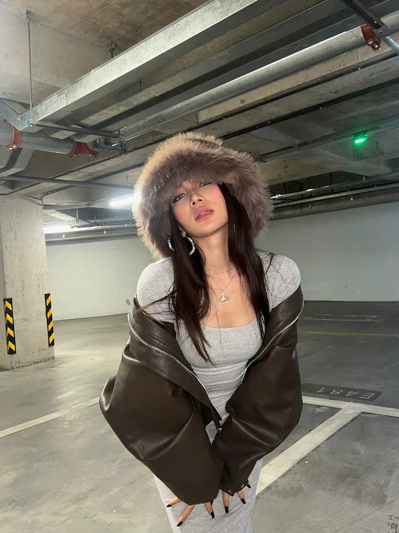 Bryley Faux Fur Bucket Hat