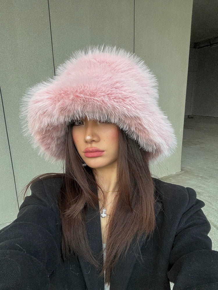 Bryley Faux Fur Bucket Hat