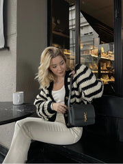 Davi Striped Cardigan Jacket