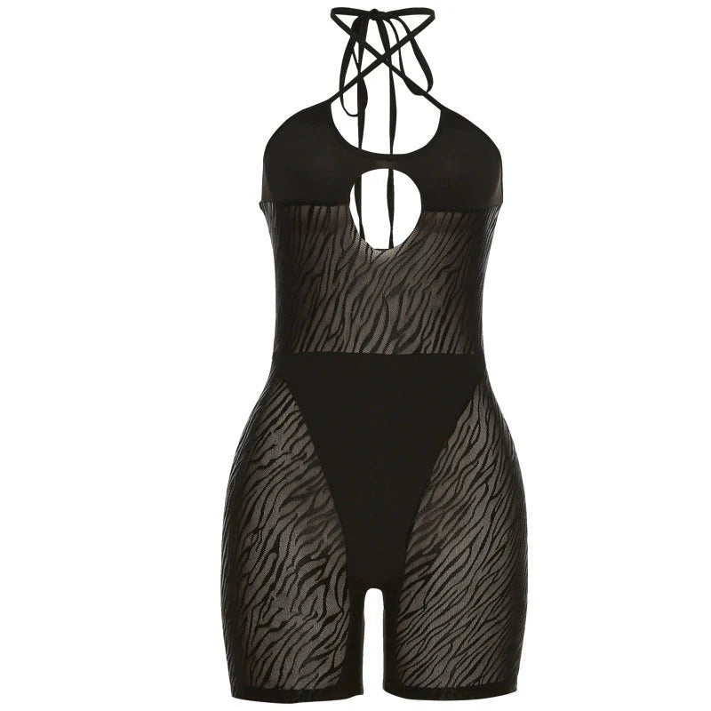 Delia Mesh Jumpsuit