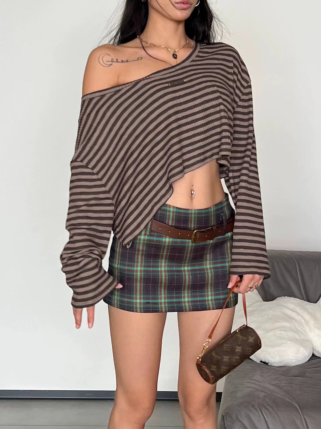 Dillan Striped Loose Top