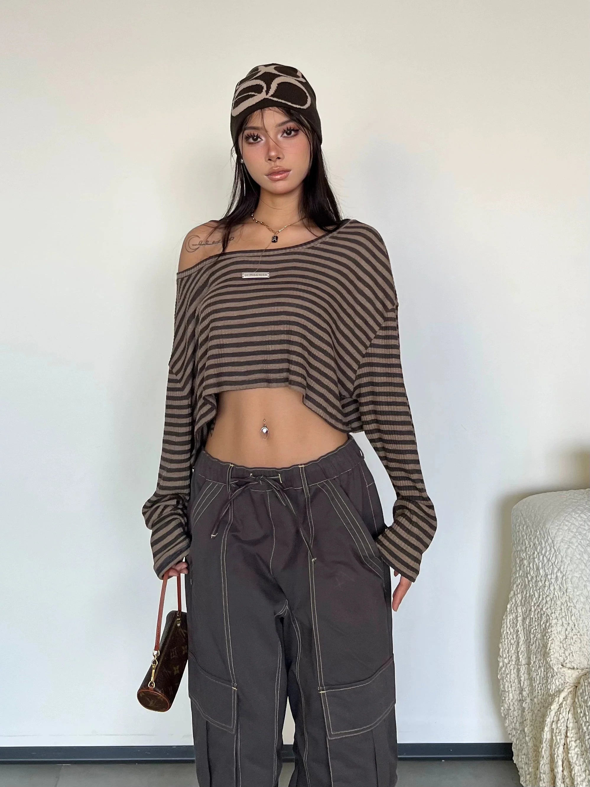 Dillan Striped Loose Top