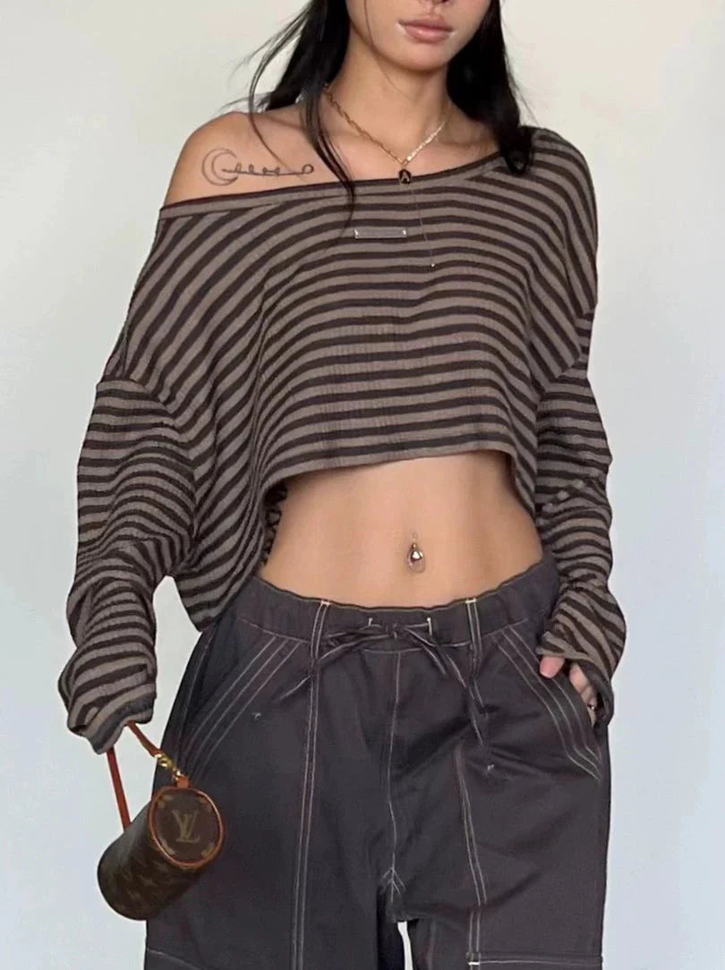 Dillan Striped Loose Top