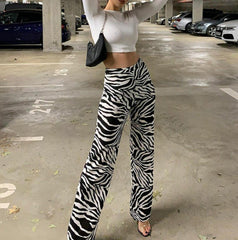 Ellia Zebra Print Pant