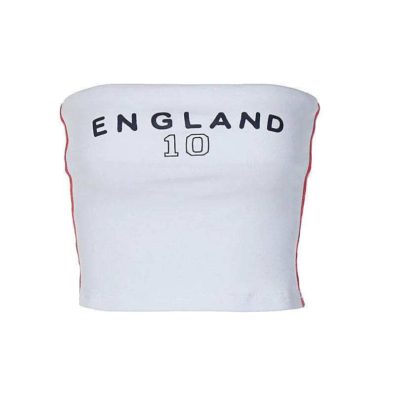 England & Brazil Bandeau Top