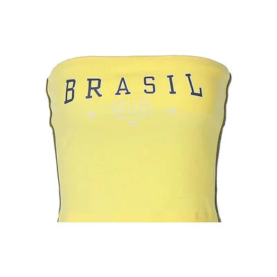 England & Brazil Bandeau Top