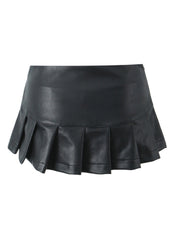 Ersa Pleated Mini Skirt