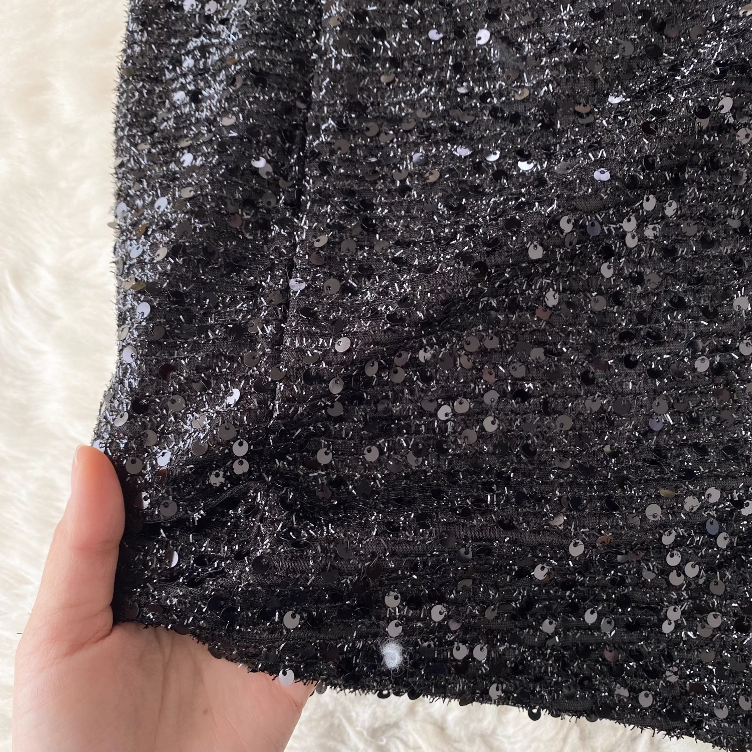 Sexy Black Sequins Dress ,