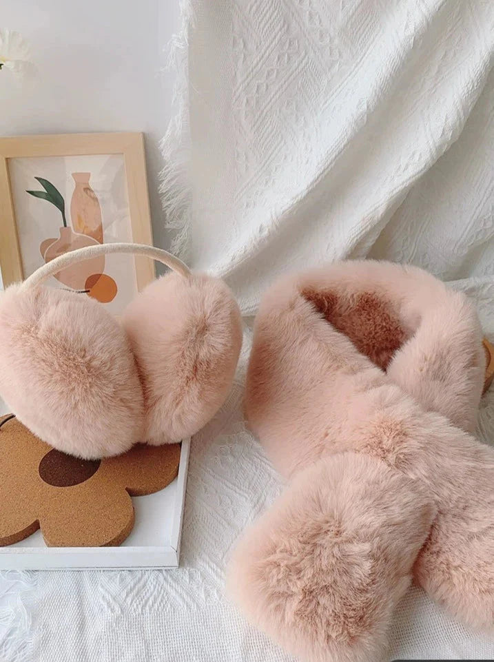 Faux Fur Earmuff Set