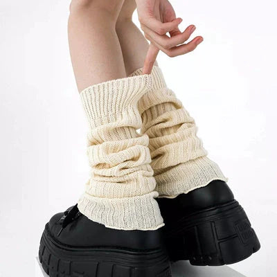 Flared Knitted Leg Warmer