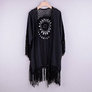 Lace Hollow Bikini Cover Up