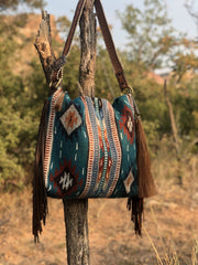 Bohemian Vintage Canvas Tassel Shoulder Bag