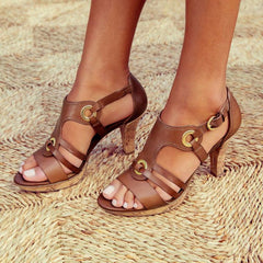 Bohemian Buckle Strap Sandals