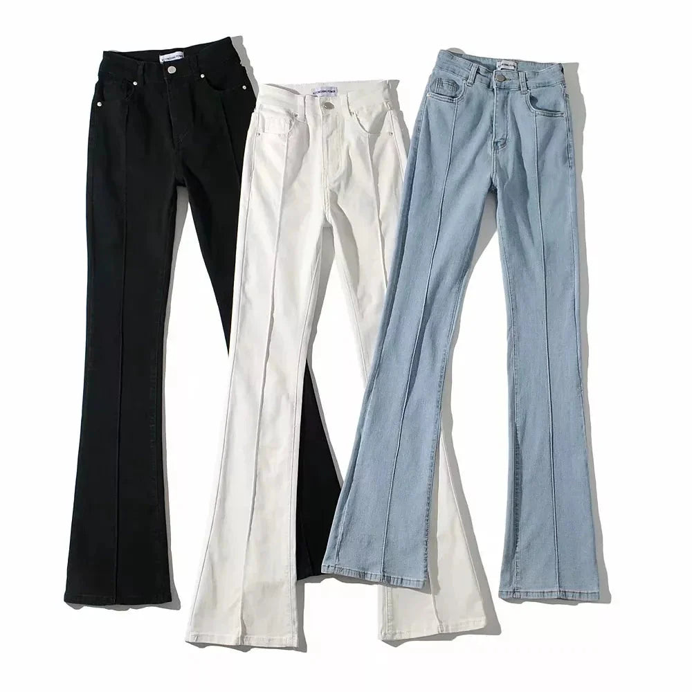 Hannah Cut-Out Denim Pants