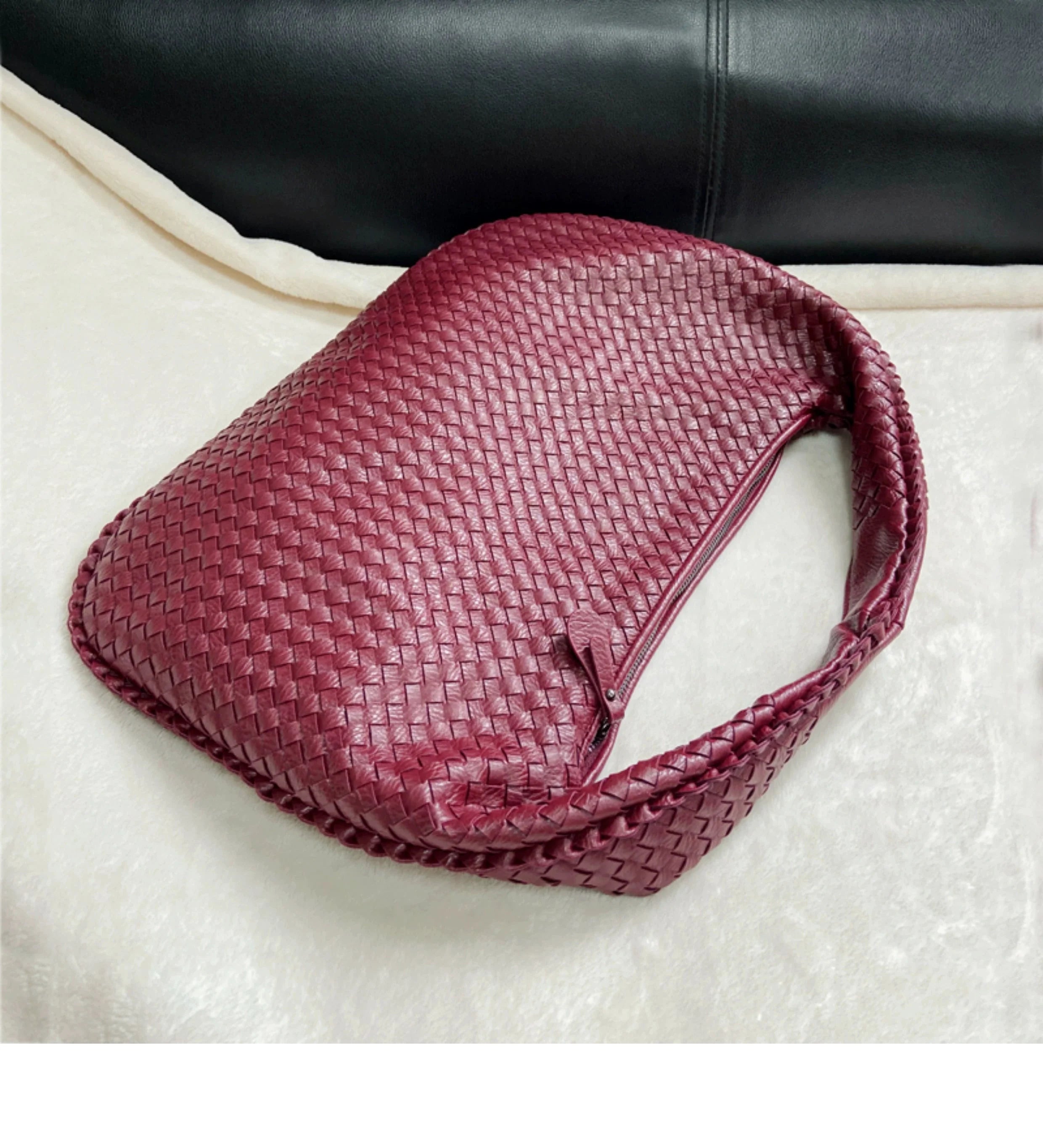 Ines Textured Shoulder Bag