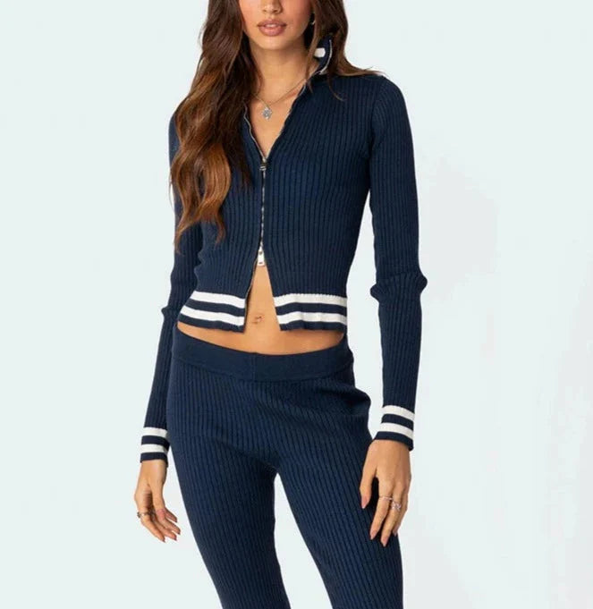 Jadira Knitted Pants Set