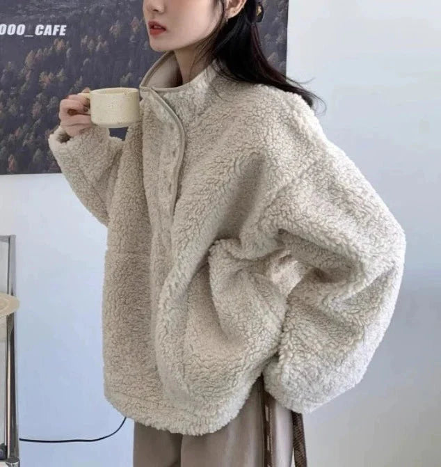 Jessica Oversize Fur Sweatshirt