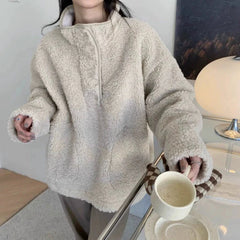 Jessica Oversize Fur Sweatshirt