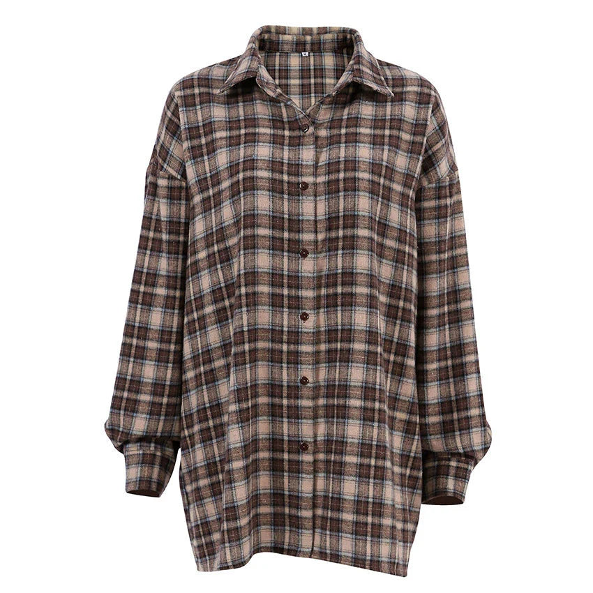 Julia Oversize Plaid Shirt