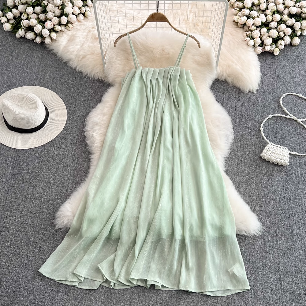 Fashion A-line Chiffon Dress ,