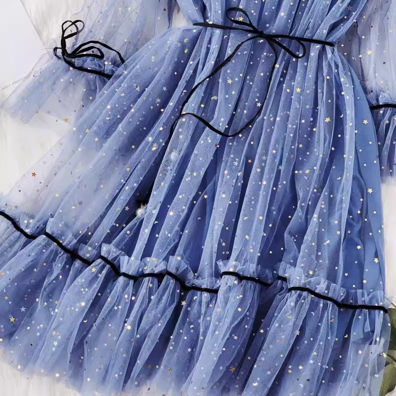 A-line tulle dress fashion dress ,