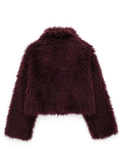 Milana Faux Fur Crop Jacket