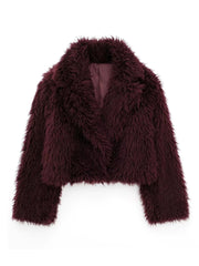 Milana Faux Fur Crop Jacket