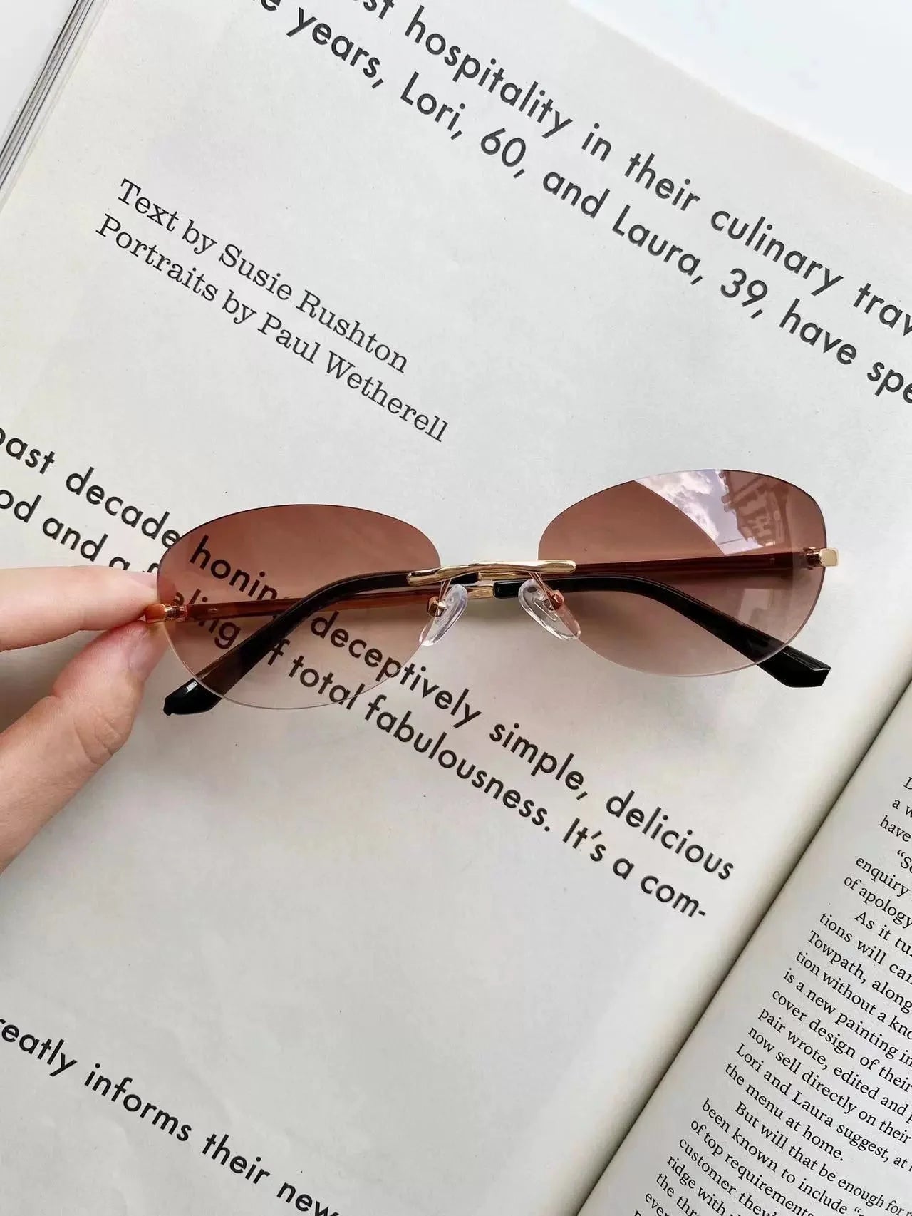 Mimi Frameless Sunglasses