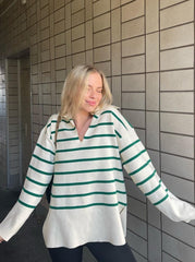 Montae Striped Oversize Sweater