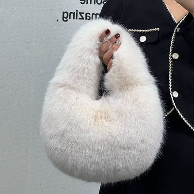 Myleah Faux Fur Handbag