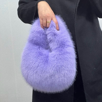 Myleah Faux Fur Handbag