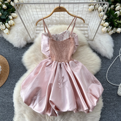 Sexy A-line Pink Party Dress