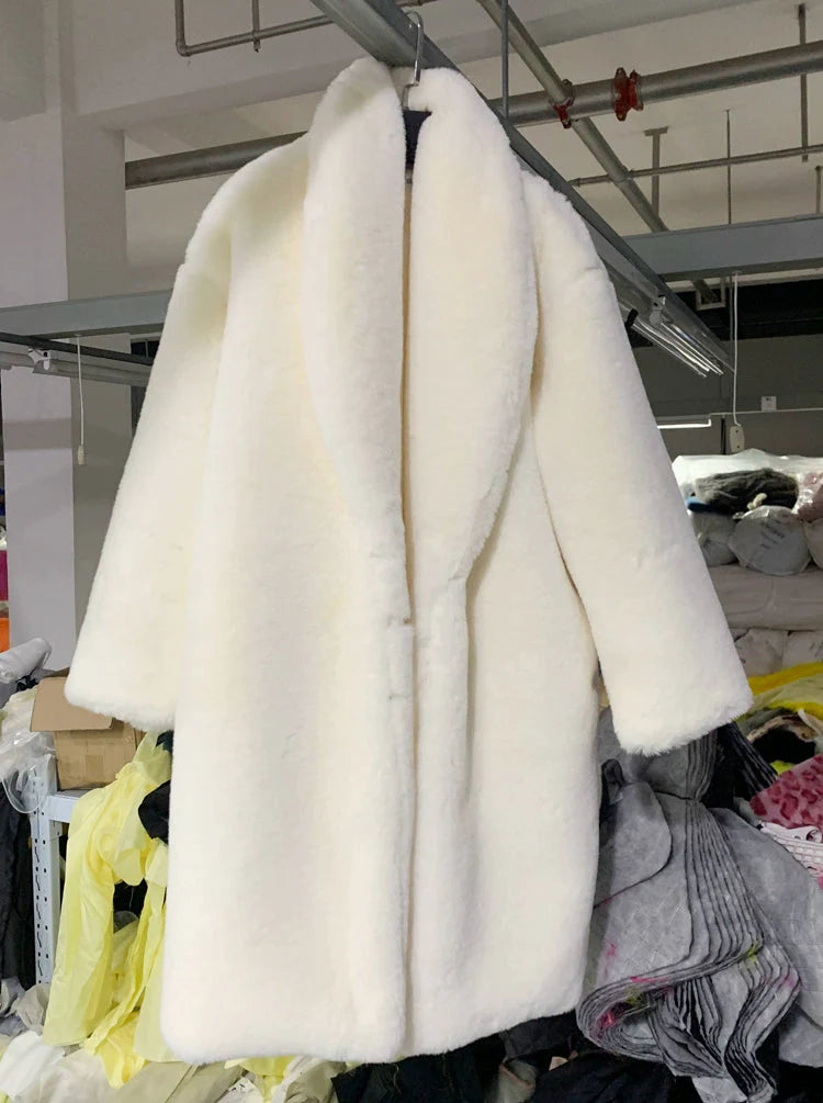 Navie Super Thick Fur Coat