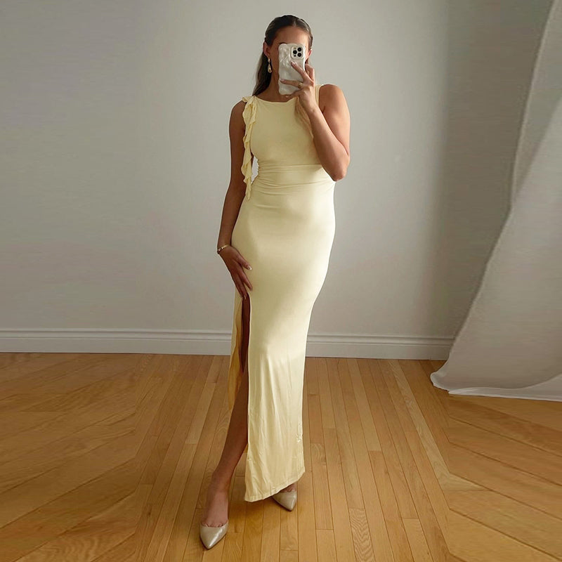 Teylie Slit Maxi Dress