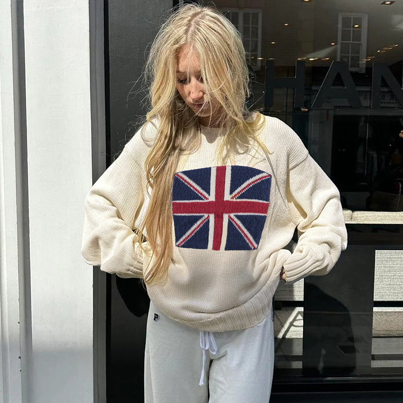 Brit Union Jack Knit Sweater