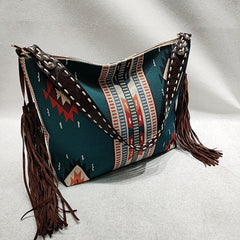 Bohemian Vintage Canvas Tassel Shoulder Bag