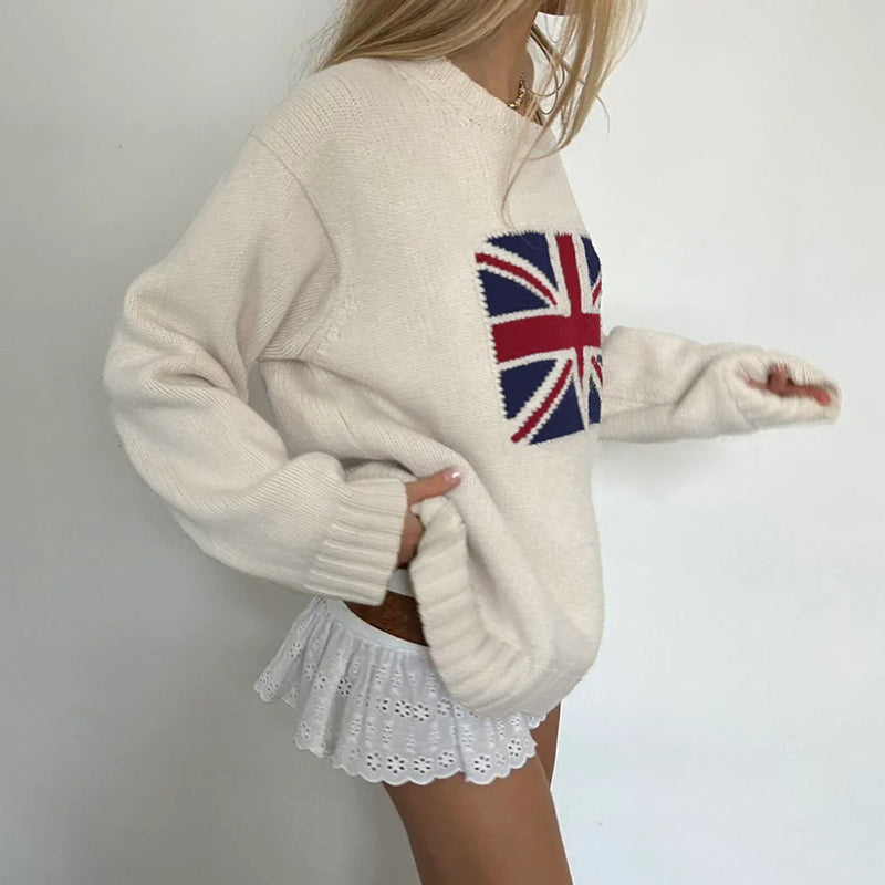 Brit Union Jack Knit Sweater