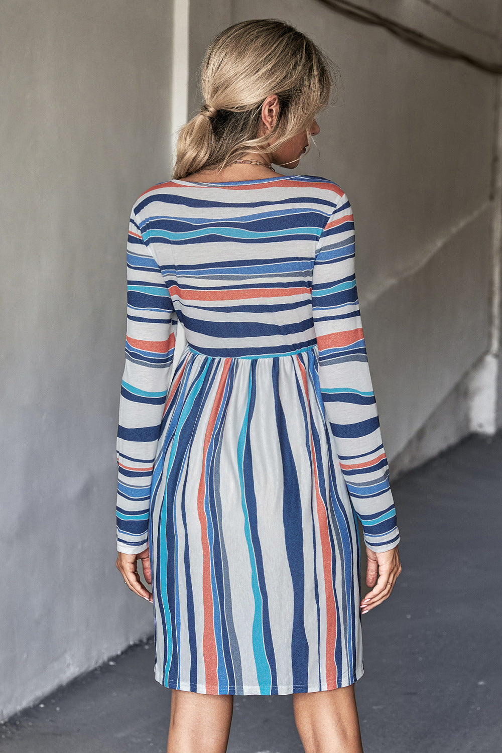 In My Thoughts Striped Dress