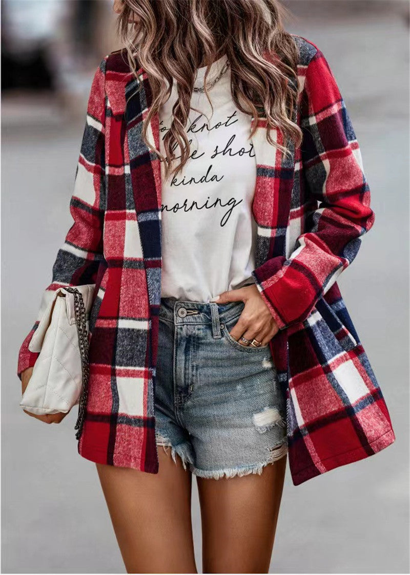 Know You Better Plaid Shacket
