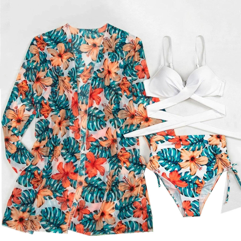 Bikini Set Cover Up Three Pieces