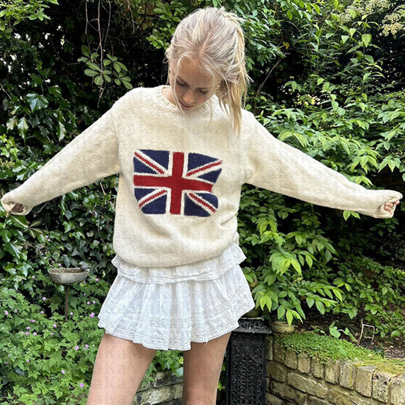 Brit Union Jack Knit Sweater