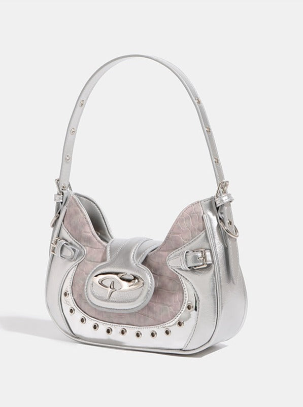 Evie Metallic Shoulder Bag