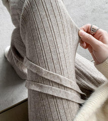 Miral Ribbed Knit Flare Pants