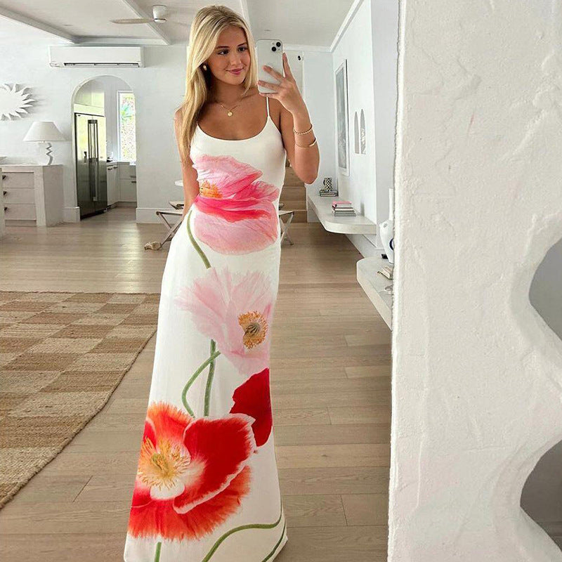 Timber Floral Print Maxi Dress