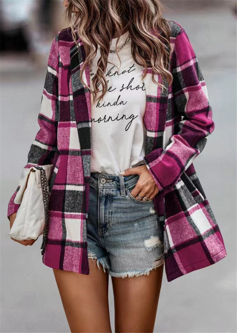 Know You Better Plaid Shacket