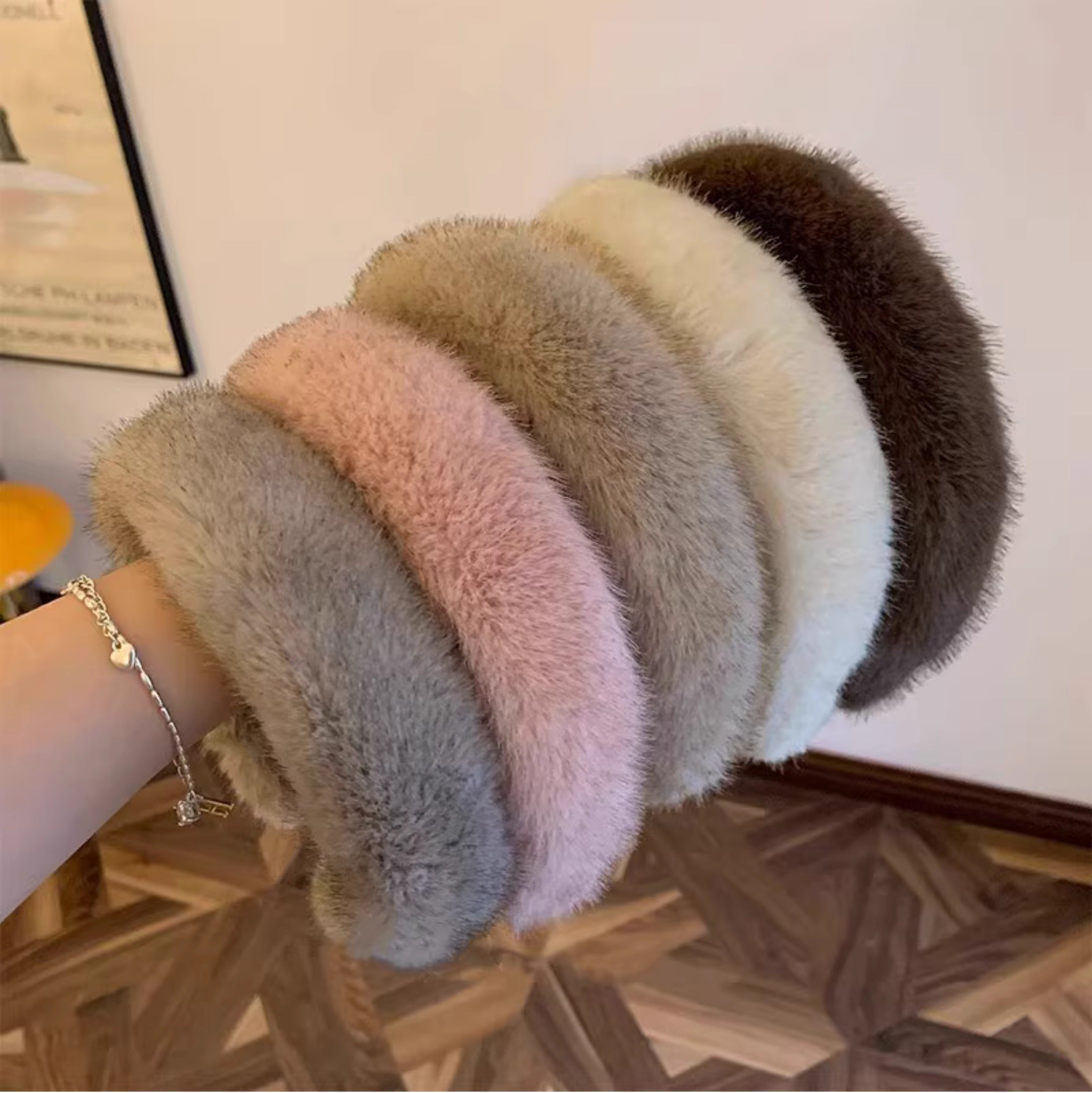 Dima Faux Fur Headbands